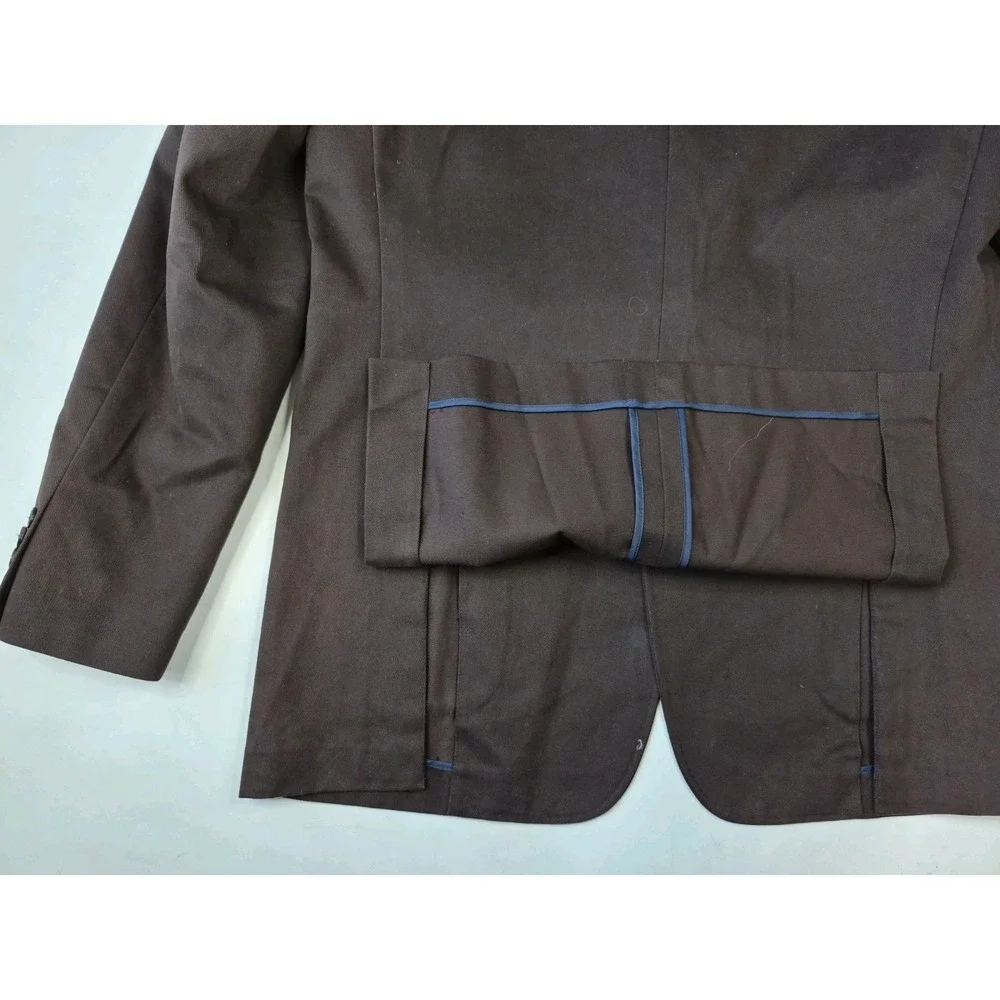 Brooks Brothers 346 Mens Cotton Sport Coat 41R Brown 3 Button Blazer E502